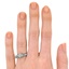 The Kerris Ring, smallzoomed in top view on a hand