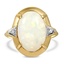 Retro Opal Cocktail Ring