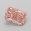 0.81 Ct. Fancy Vivid Pink Radiant Lab Grown Diamond