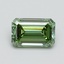 0.74 Ct. Fancy Vivid Pacific Green Emerald Lab Grown Diamond