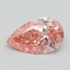 0.70 Ct. Fancy Intense Pink Pear Lab Grown Diamond