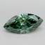 3.06 Ct. Fancy Vivid  Green Marquise Lab Grown Diamond