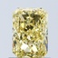 1.03 Ct. Fancy Vivid Yellow Radiant Lab Grown Diamond