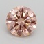 2.23 Ct. Fancy Intense Pink Round Lab Grown Diamond
