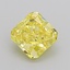1.30 Ct. Fancy Vivid Yellow Radiant Lab Grown Diamond
