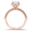 Poppy Basket Shared Prong Diamond Ring, smallside view