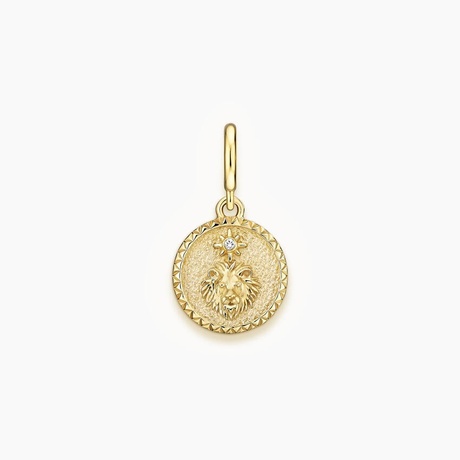 Zodiac Diamond Leo Charm