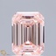 1.31 Ct. Fancy Intense Pink Emerald Lab Grown Diamond