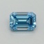 1.01 Ct. Fancy Vivid Blue Emerald Lab Grown Diamond
