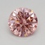 0.56 Ct. Fancy Vivid Pink Round Lab Grown Diamond