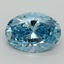 2.08 Ct. Fancy Vivid Blue Oval Lab Grown Diamond