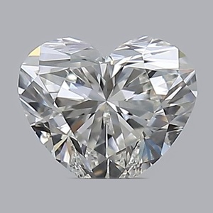 Heart diamond — real photo