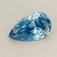 0.61 Ct. Fancy Vivid Blue Pear Lab Grown Diamond