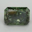 3.06 Ct. Fancy Vivid Green Radiant Lab Grown Diamond