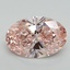 9.59 Ct. Fancy Vivid Pink Oval Lab Grown Diamond