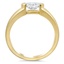 Frosted Semi-Bezel Ring, smallside view