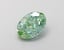 1.09 Ct. Fancy Vivid Green Oval Lab Grown Diamond