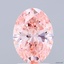 2.01 Ct. Fancy Vivid Pink Oval Lab Grown Diamond