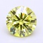 1.61 Ct. Fancy Intense  Yellow Round Lab Grown Diamond