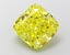 2.04 Ct. Fancy Vivid  Yellow Cushion Lab Grown Diamond