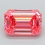 2.62 Ct. Fancy Vivid Pink Emerald Lab Grown Diamond