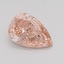 0.74 Ct. Fancy Intense Pink Pear Lab Grown Diamond