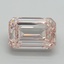 9.73 Ct. Fancy Pink Emerald Lab Grown Diamond