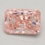 1.59 Ct. Fancy Intense Pink Radiant Lab Grown Diamond