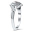 The Ailey Ring, smalltop view on a hand