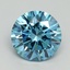 1.67 Ct. Fancy Vivid Blue Round Lab Grown Diamond