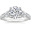 18K White Gold Mireille Diamond Ring (1 ct. tw.), smalltop view