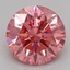 1.03 Ct. Fancy Vivid Pink Round Lab Grown Diamond