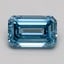 1.01 Ct. Fancy Intense Blue Emerald Lab Grown Diamond