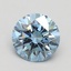 1.50 Ct. Fancy Vivid Blue Round Lab Grown Diamond