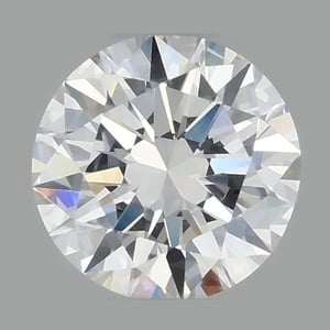 Round diamond — real photo