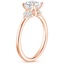 14K Rose Gold Faye Diamond Ring, smallside view