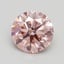 2.00 Ct. Fancy Intense Pink Round Lab Grown Diamond
