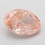 2.50 Ct. Fancy Vivid Pink Oval Lab Grown Diamond