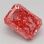 1.63 Ct. Fancy Vivid Pink Radiant Lab Grown Diamond