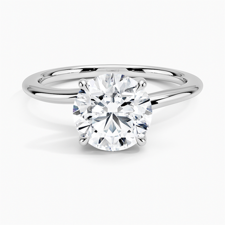 18K White Gold Monsella Solitaire Ring