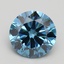2.50 Ct. Fancy Vivid Blue Round Lab Grown Diamond