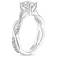 18K White Gold Braided Vine Diamond Ring (1/4 ct. tw.), smallside view