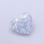 1.09 Ct. Fancy Light  Blue Heart Lab Grown Diamond