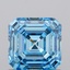 1.01 Ct. Fancy Vivid Blue Asscher Lab Grown Diamond