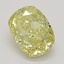 0.72 Ct. Fancy Intense Yellow Cushion Diamond