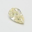 0.57 Ct. Fancy Yellow Pear Lab Grown Diamond