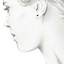 The Cargill Earrings, smalltop view on a hand