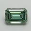 1.56 Ct. Fancy Vivid Pacific Green Emerald Lab Grown Diamond