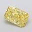 4.01 Ct. Fancy Intense  Yellow Radiant Lab Grown Diamond