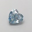 1.01 Ct. Fancy Vivid  Blue Heart Lab Grown Diamond